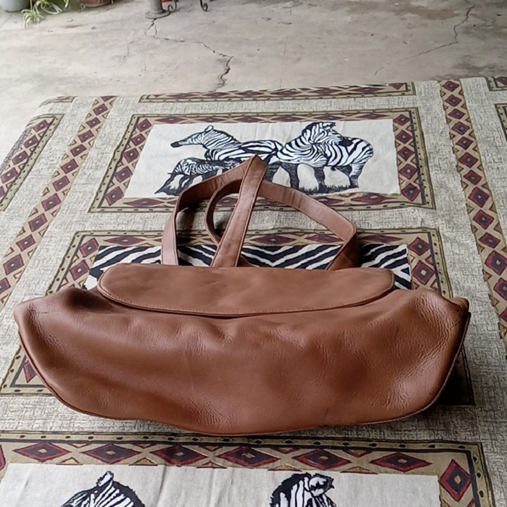 BROWN BALLY BACKPACK PURSE